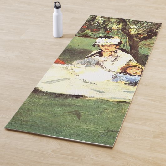 彼らの庭のモネ家エドアードマネ ヨガマット (インサイチュ)