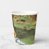 彼らの庭のモネ家エドアードマネ 紙コップ (裏面)