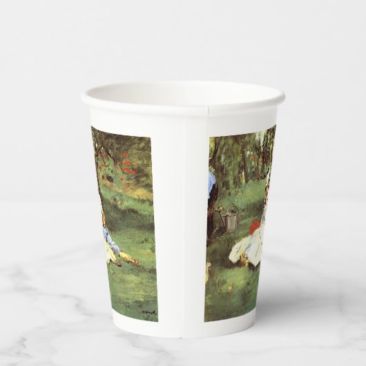 彼らの庭のモネ家エドアードマネ 紙コップ (右)