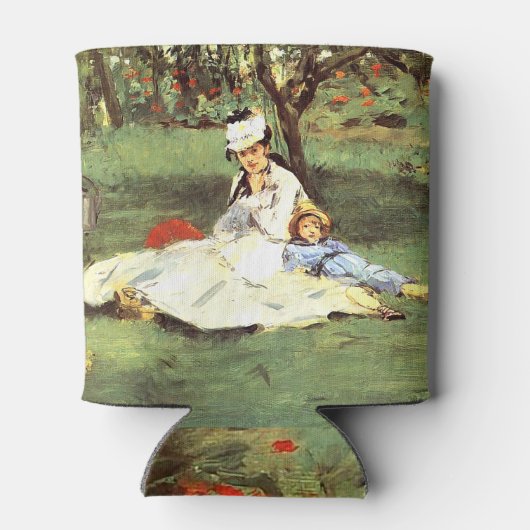 彼らの庭のモネ家エドアードマネ 缶クーラー (裏面)