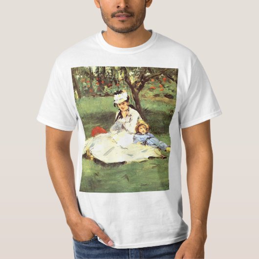 彼らの庭のモネ家エドアードマネ Tシャツ (正面)