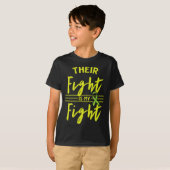 彼らの戦いは私の戦い腎臓病認識度1 Tシャツ (正面フル)