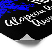 彼らの戦いは私の戦いAlopecia Areata認識度 ポスター (角)
