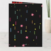 彼らの日を明るくする！パーソナライズされた紙吹雪誕生日 カード (裏面)