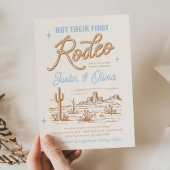彼らの最初のロデオ赤ちゃんシャワー招待状 招待状