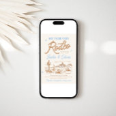 彼らの最初のロデオ赤ちゃんシャワー招待状 招待状