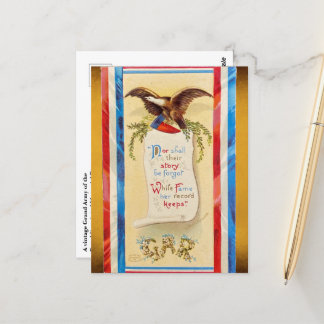 「彼らの物語は決して忘れられることなく」 GAR ポストカード