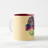 彼らの目は神の黄色を見ていたノベルティ ツートーンマグカップ (正面左)