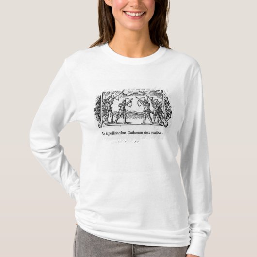 彼らの矢を使用しているスカンジナビア人 Tシャツ (正面)