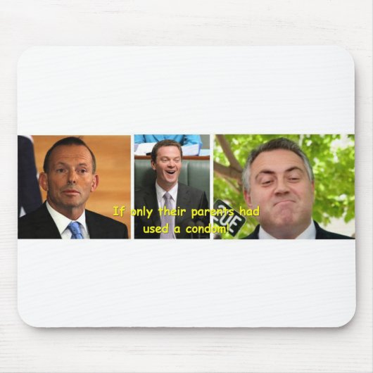 彼らの親だけコンドームを使用したら マウスパッド (正面)