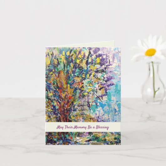 彼らの記憶がAの記憶であろ賛美う カード (小さな植物)