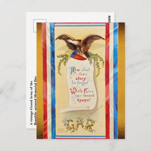 「彼らの話はGARのハガキで忘れはないだろう」 ポストカード (正面/裏面)