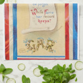 「彼らの話はGARティータ忘れオルではない」 キッチンタオル (折り畳み)