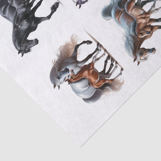 彼らの足の胴体のカットを持つ美しいマレス 薄葉紙 (詳細)