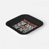 彼らの食べ犬たち猫たちペットのハロウィーン ペーパープレート (傾斜あり)