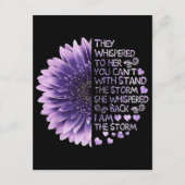 彼らはあなたが善意者と一緒に立つことはできない彼女にささやいた エンクロージャーカード (正面)