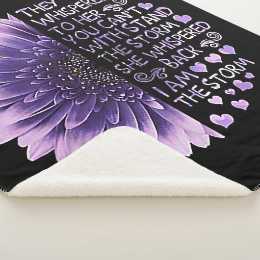 彼らはあなたが善意者と一緒に立つことはできない彼女にささやいた シェルパブランケット (3/4)