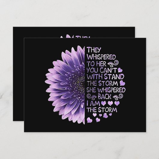 彼らはあなたが善意者と一緒に立つことはできない彼女にささやいた シーズンカード (正面/裏面)