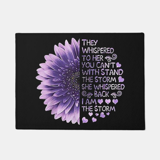 彼らはあなたが善意者と一緒に立つことはできない彼女にささやいた ドアマット (正面)