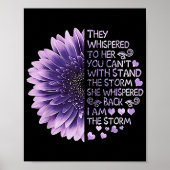 彼らはあなたが善意者と一緒に立つことはできない彼女にささやいた ポスター (正面)