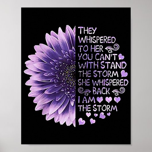 彼らはあなたが善意者と一緒に立つことはできない彼女にささやいた ポスター (正面)