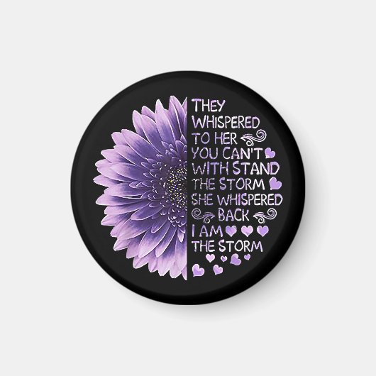 彼らはあなたが善意者と一緒に立つことはできない彼女にささやいた マグネット (正面)