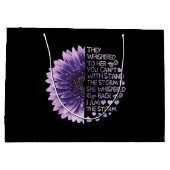 彼らはあなたが善意者と一緒に立つことはできない彼女にささやいた ラージペーパーバッグ (裏面)