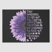 彼らはあなたが善意者と一緒に立つことはできない彼女にささやいた 薄葉紙 (正面)