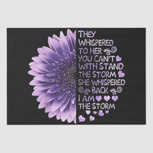 彼らはあなたが善意者と一緒に立つことはできない彼女にささやいた 薄葉紙 (正面)