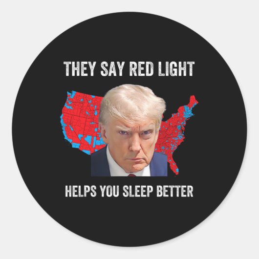 彼らはあなたが寝る救済より良いとおもしろい言う ラウンドシール (正面)