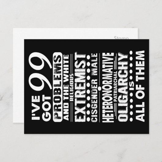 彼らはあなたが誰と一緒か知っているだろう ポストカード (正面/裏面)