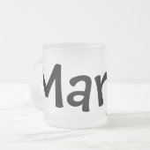 彼らはあなたに愛されている – マグカップ(パーソナライズ) フロストグラスマグカップ (正面左)