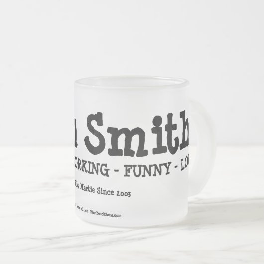 彼らはあなたに愛されている – マグカップ(パーソナライズ) フロストグラスマグカップ (正面右)