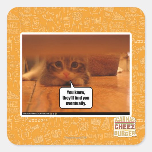 彼らはあなたを見つける スクエアシール (正面)