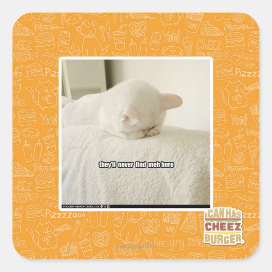 彼らはここには私を見つけない スクエアシール (正面)