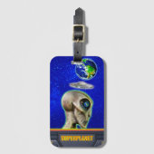 彼らはすでにここに来ている – 超惑星デザイン収集 ラゲッジタグ (正面縦)