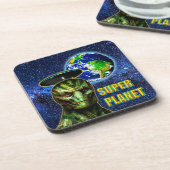 彼らはすでに来ている – 爬虫類デザイン収集 コースター (左側)