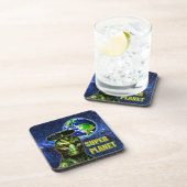 彼らはすでに来ている – 爬虫類デザイン収集 コースター (右側)