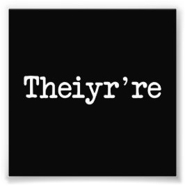 彼らはそこにいる彼らはグラマー型である フォトプリント