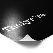 彼らはそこにいる彼らはグラマー型である フォトプリント            (角)