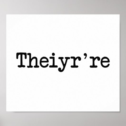 彼らはそこにいる彼らはグラマー型である ポスター (正面)