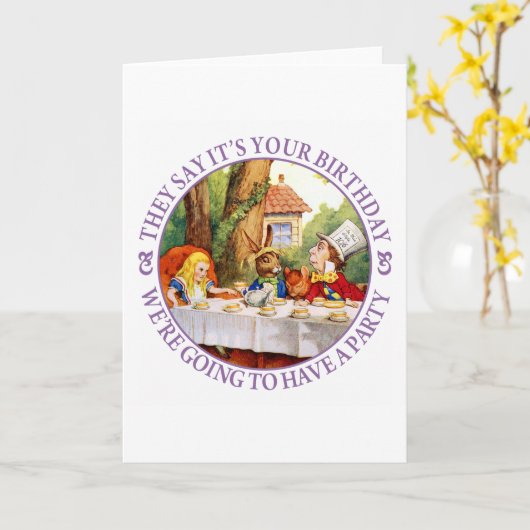 彼らはそれがあなたの誕生日…であることを言います カード (黄色い花)