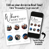 彼らはどこで結婚式を挙げた？パーティーゲーム 招待状