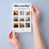 彼らはどこにいたおもしろい写真の推測ゲーム チラシ (ハンドル)