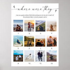 彼らはどこにいたブライダルゲームのポスターミニマリスト写真 ポスター