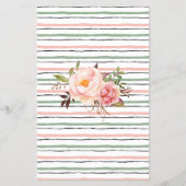 彼らはどこにいたブライダルシャワーピンクゲームカード チラシ