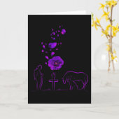 彼らはまた、紫色のポピーの記憶を提供した動物 カード (黄色い花)