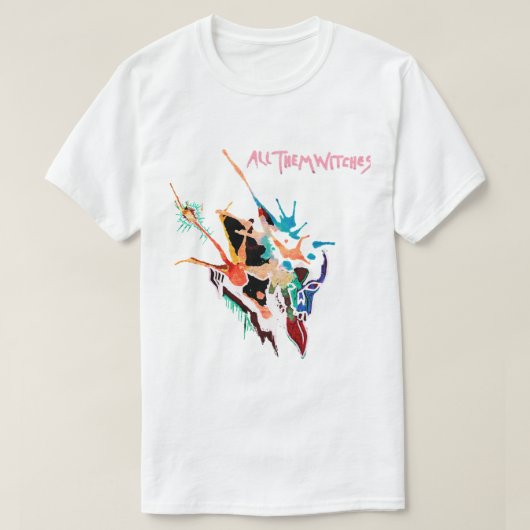 彼らはみんなATWを魔女にする Tシャツ (デザイン正面)