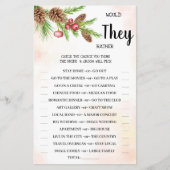 彼らはむしろクリスマスシャワーのゲームカードを望む チラシ (正面)