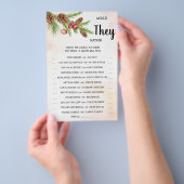 彼らはむしろクリスマスシャワーのゲームカードを望む チラシ (ハンドル)